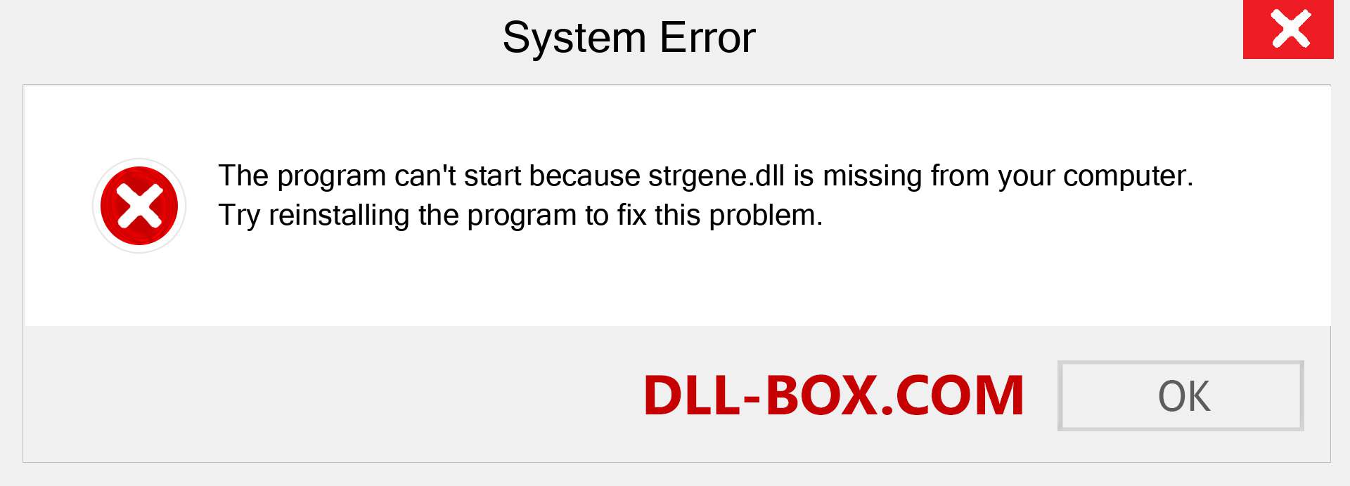  strgene.dll file is missing?. Download for Windows 7, 8, 10 - Fix  strgene dll Missing Error on Windows, photos, images